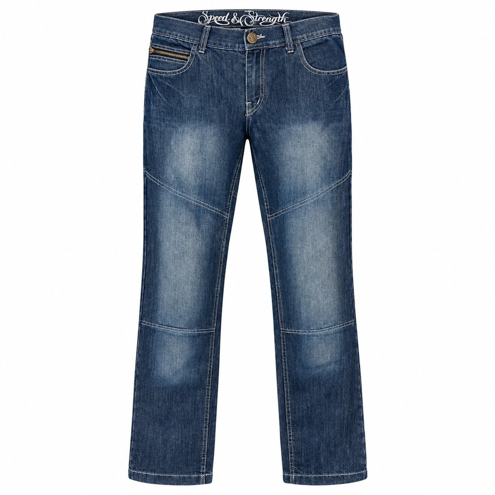 Speed and Strength Biker Moto Jeans Women 12R Kevlar Reinforced Cyber Y2K Grunge